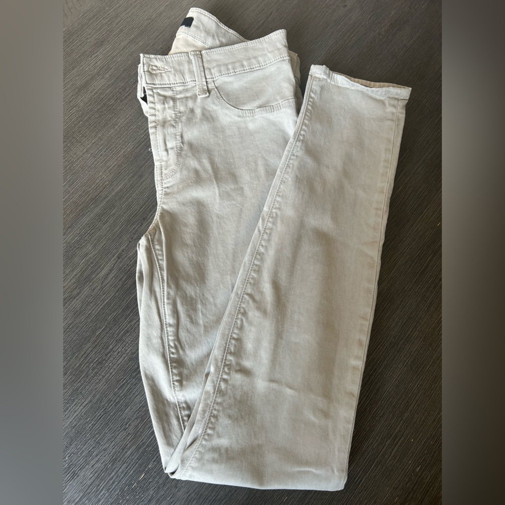 Size 27 tan j brand skinny pants